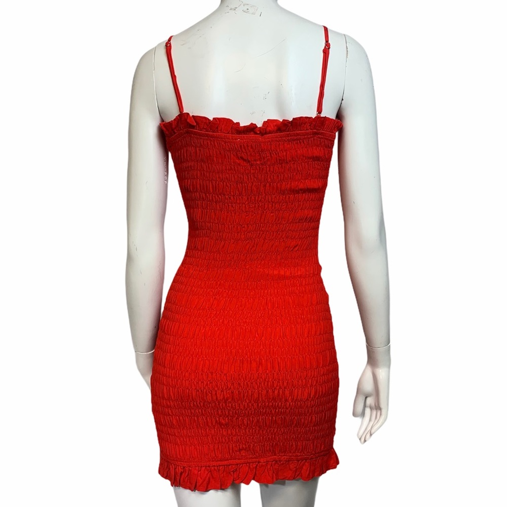 Red Mini Dress - Picture 3 of 4